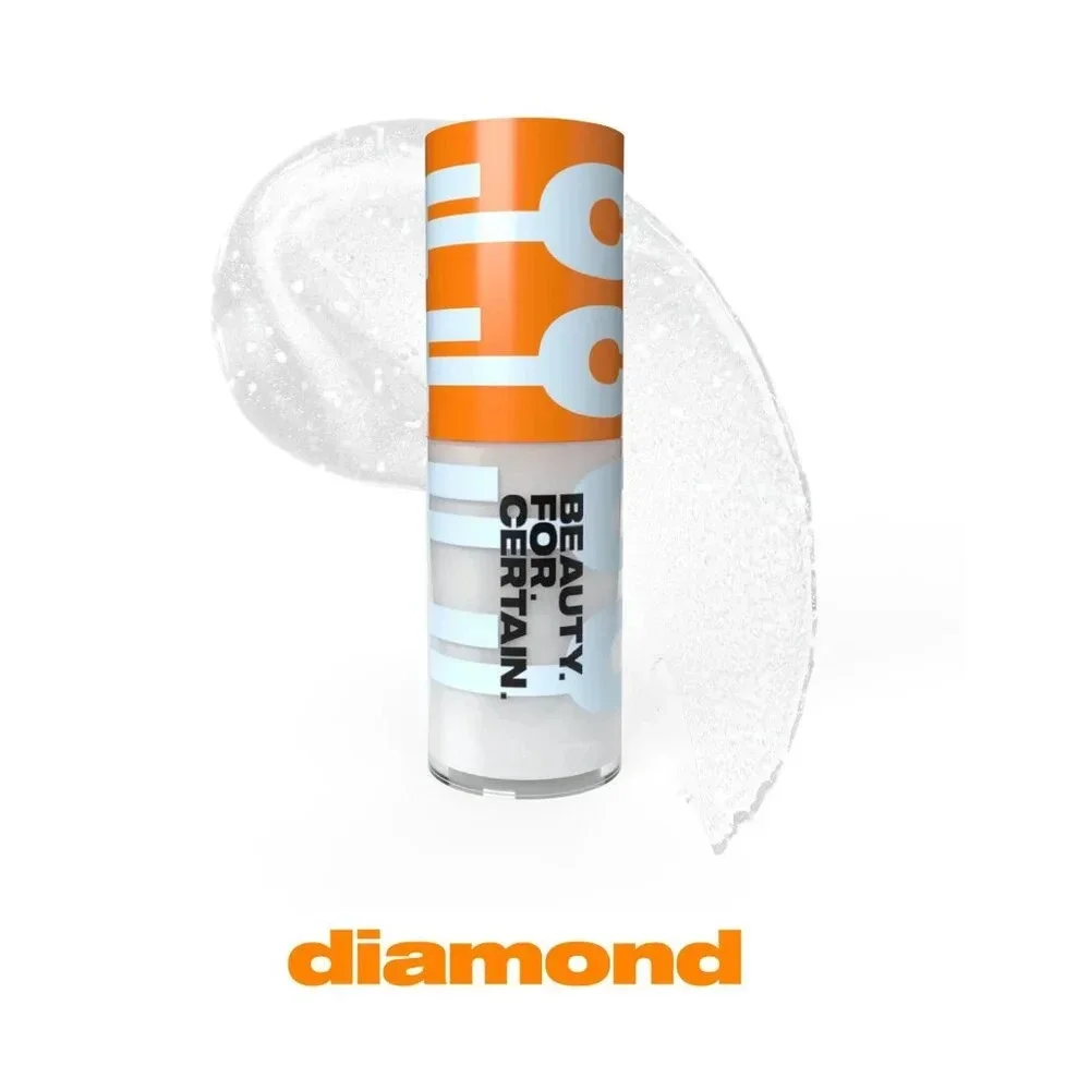 Brand New Beauty. For. Certain. High-Pigment Lip Gloss: Diamond .12 oz Clear